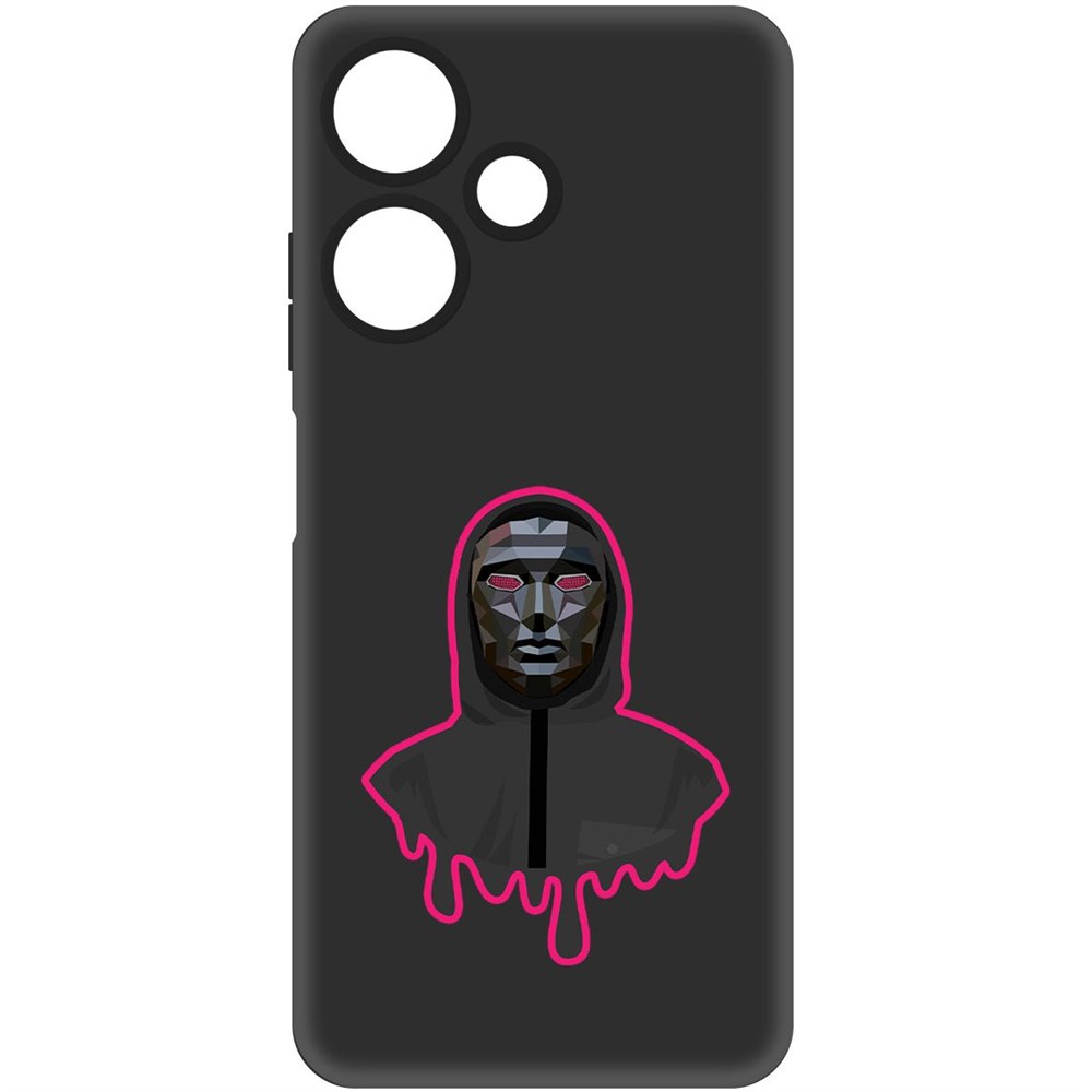 

Чехол-накладка Софт Игра в кальмара-Ведущий для Infinix Hot 30i, Черный