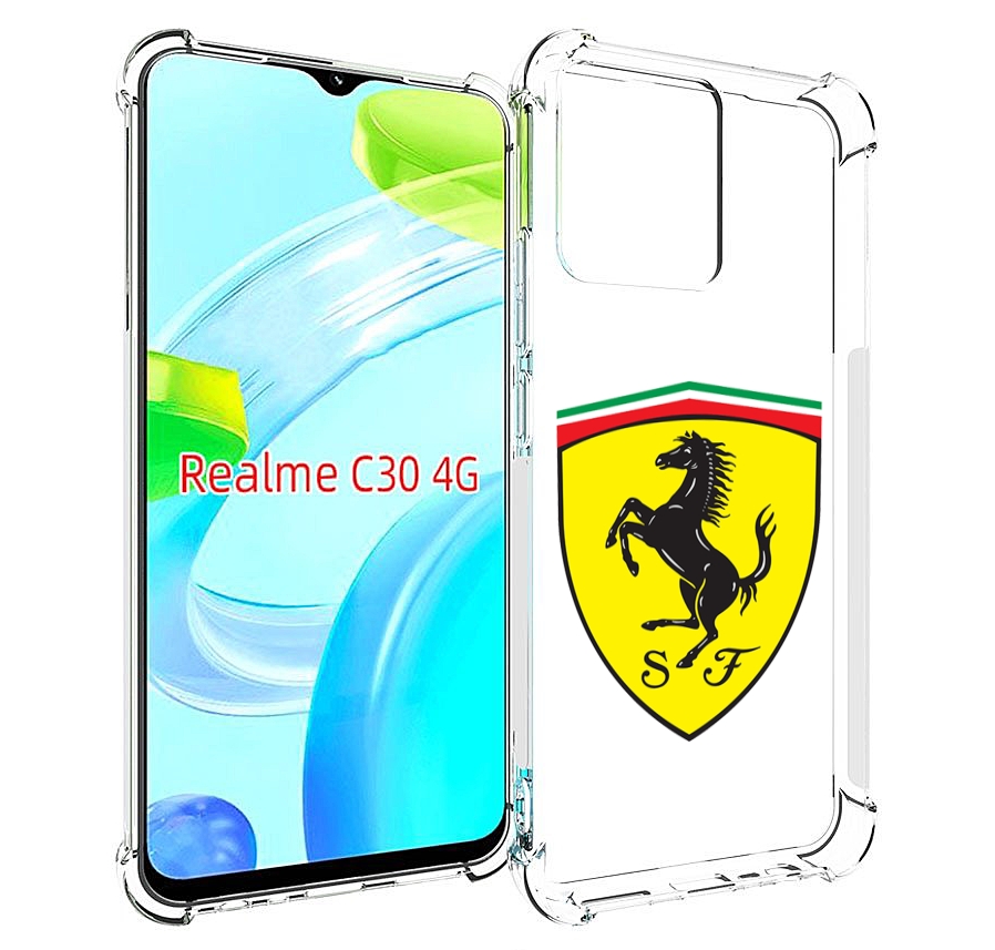 

Чехол MyPads Ferrari-3 мужской для Realme C30 4G / Narzo 50i Prime, Прозрачный, Tocco