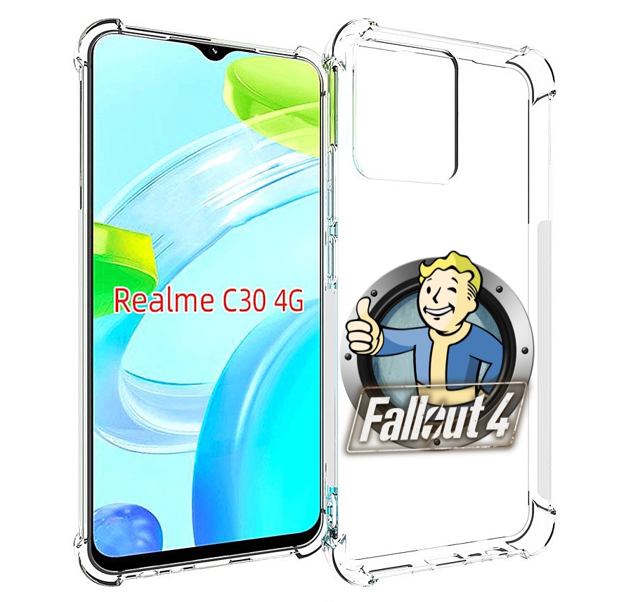 

Чехол MyPads Fallout-4 для Realme C30 4G / Narzo 50i Prime, Прозрачный, Tocco