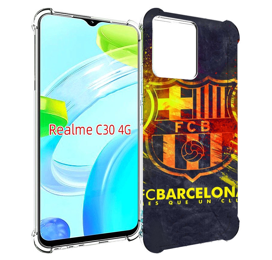 

Чехол MyPads FC-Barcelona-Wallpaper-3 для Realme C30 4G / Narzo 50i Prime, Прозрачный, Tocco