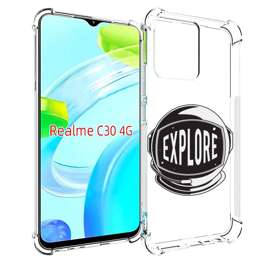 

Чехол MyPads Explore для Realme C30 4G / Narzo 50i Prime, Прозрачный, Tocco