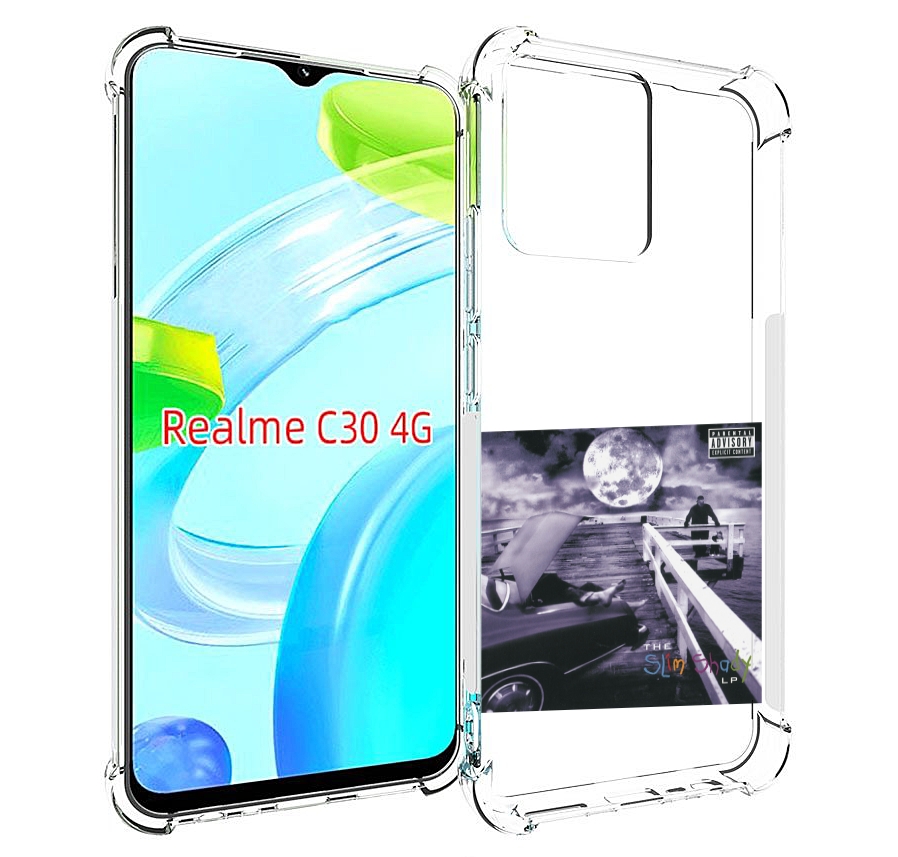 

Чехол MyPads Eminem THE SLIM SHADY LP для Realme C30 4G / Narzo 50i Prime, Прозрачный, Tocco