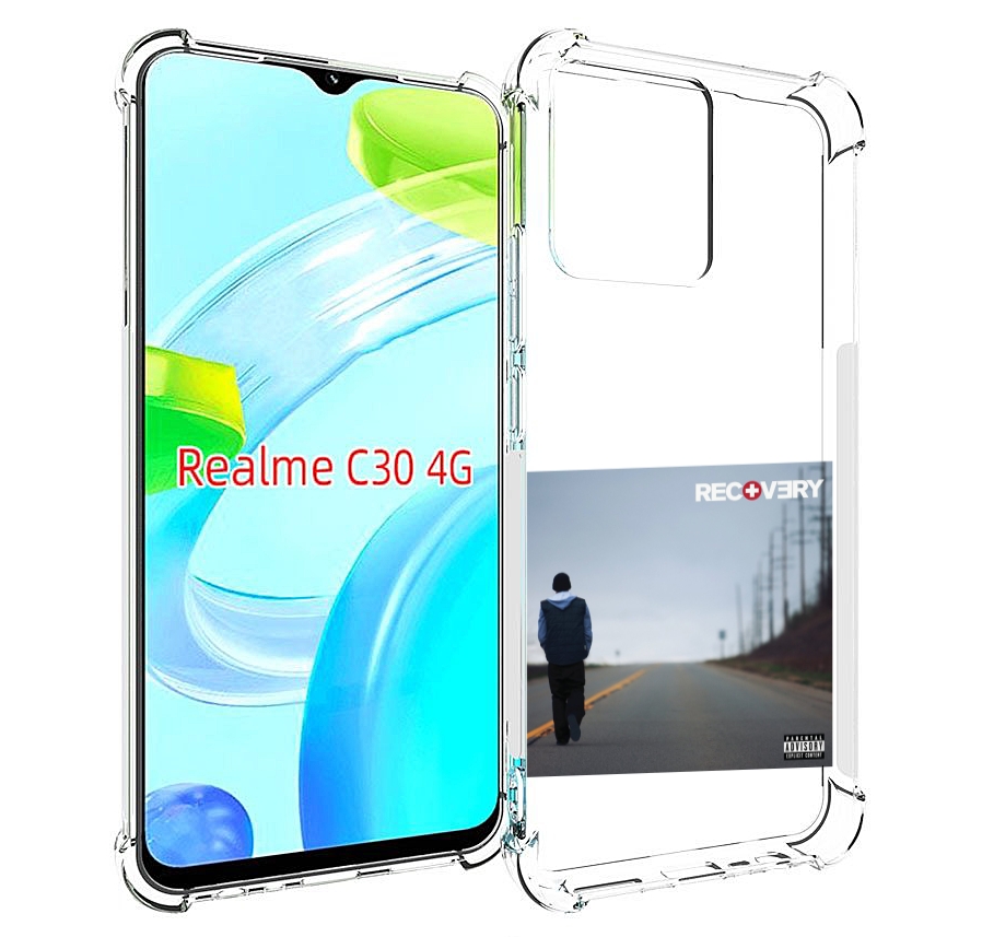 

Чехол MyPads Eminem RECOVERY для Realme C30 4G / Narzo 50i Prime, Прозрачный, Tocco