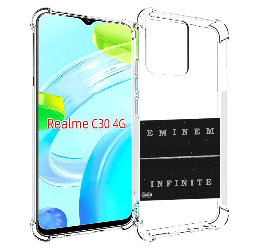 

Чехол MyPads Eminem INFINITE для Realme C30 4G / Narzo 50i Prime, Прозрачный, Tocco