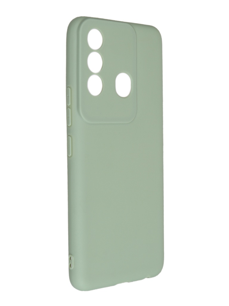 фото Чехол df для itel vision 3 plus silicone light green itcase-07 df-group