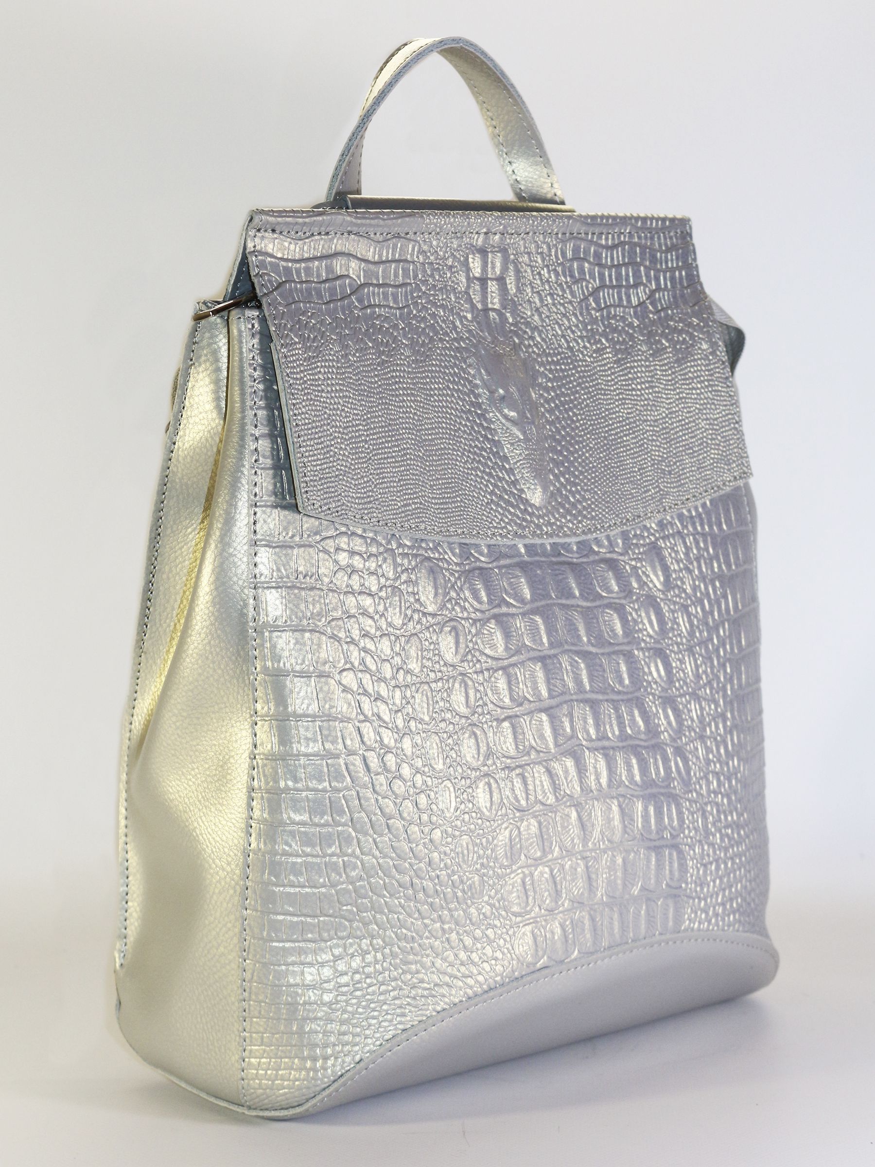 Рюкзак женский BagSTORY Кеп_15 л светло-серый, 34х30х16 см