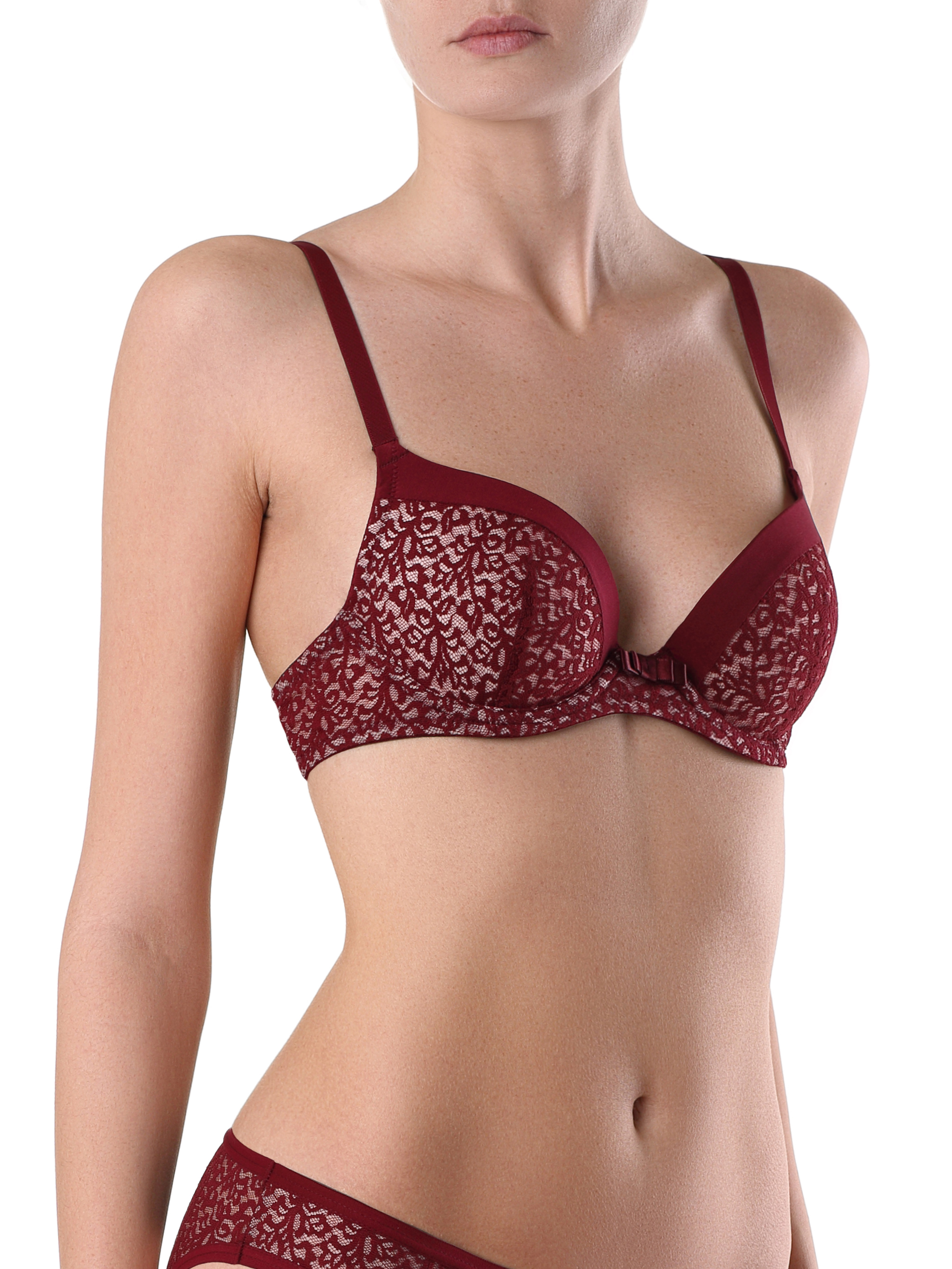 

Бюстгальтер женский Conte TATOUAGE RB1040 бордовый 85B, TATOUAGE RB1040