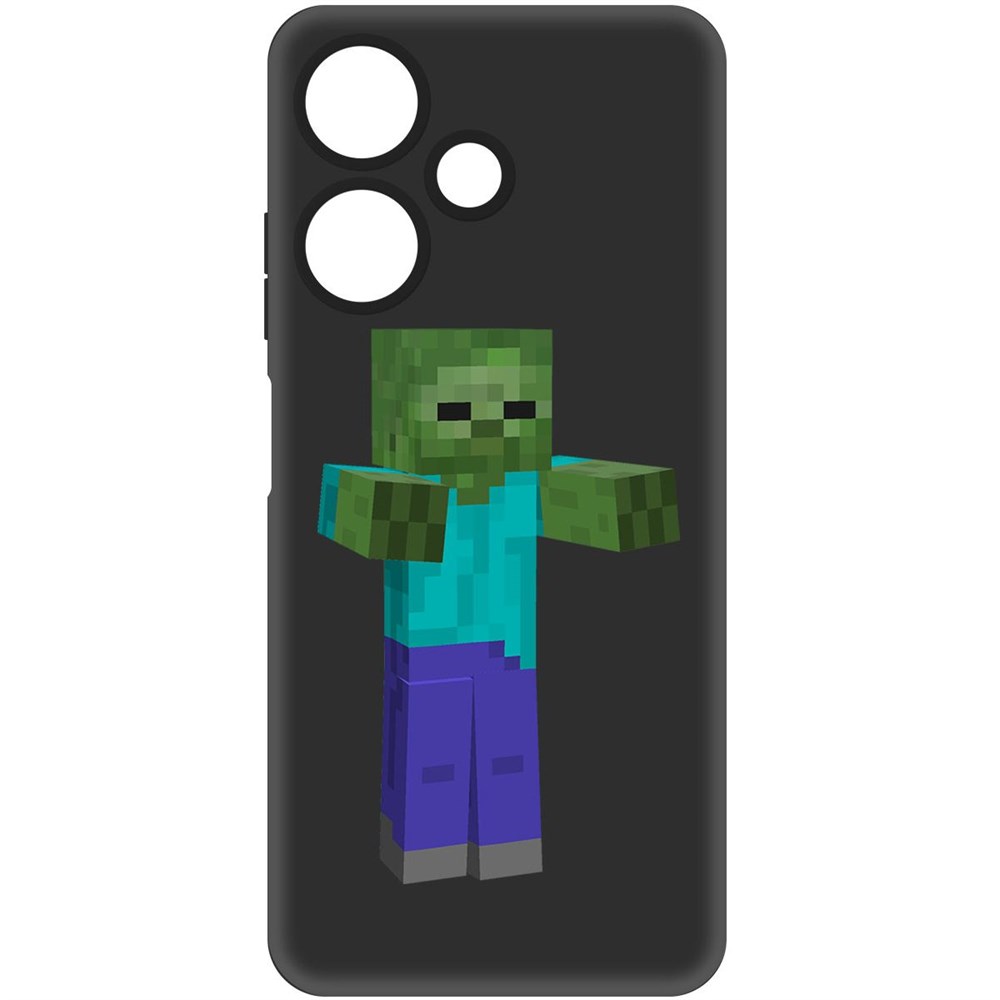 

Чехол-накладка Софт Minecraft-Гигант для Infinix Hot 30i, Черный