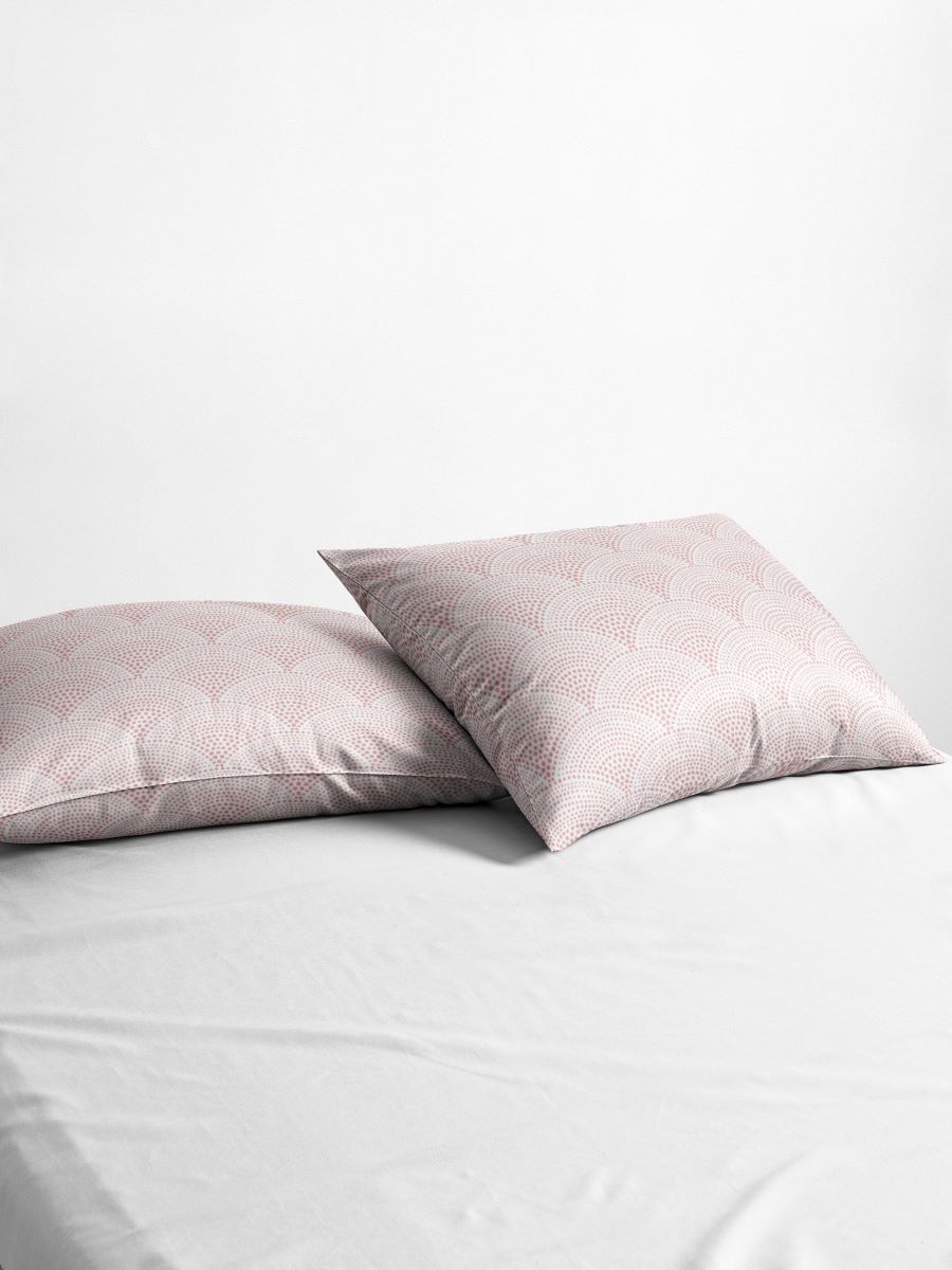 

Набор Наволочек Ночь Нежна "Журавли" (розов.) комп. 7661-1 Бязь 120гр. 70х70 (2шт.), Бежевый