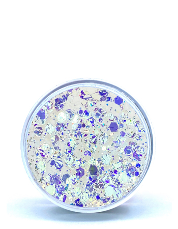 

Блёстки для лица и тела Queridos Glitters Глиттер гель Зеркало 3 мл, QGM-33