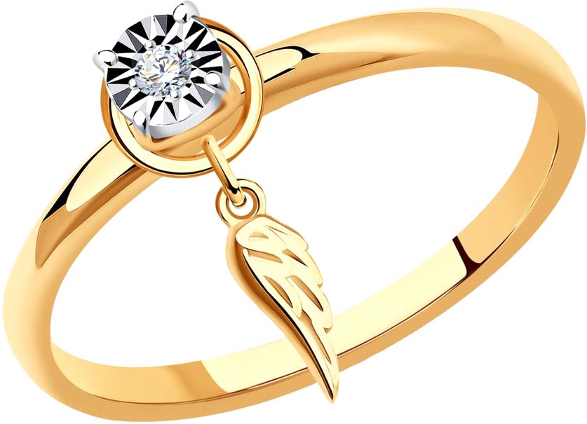 

Кольцо из красного золота р. , AllTime 1012188_s, бриллиант, 1012188_s