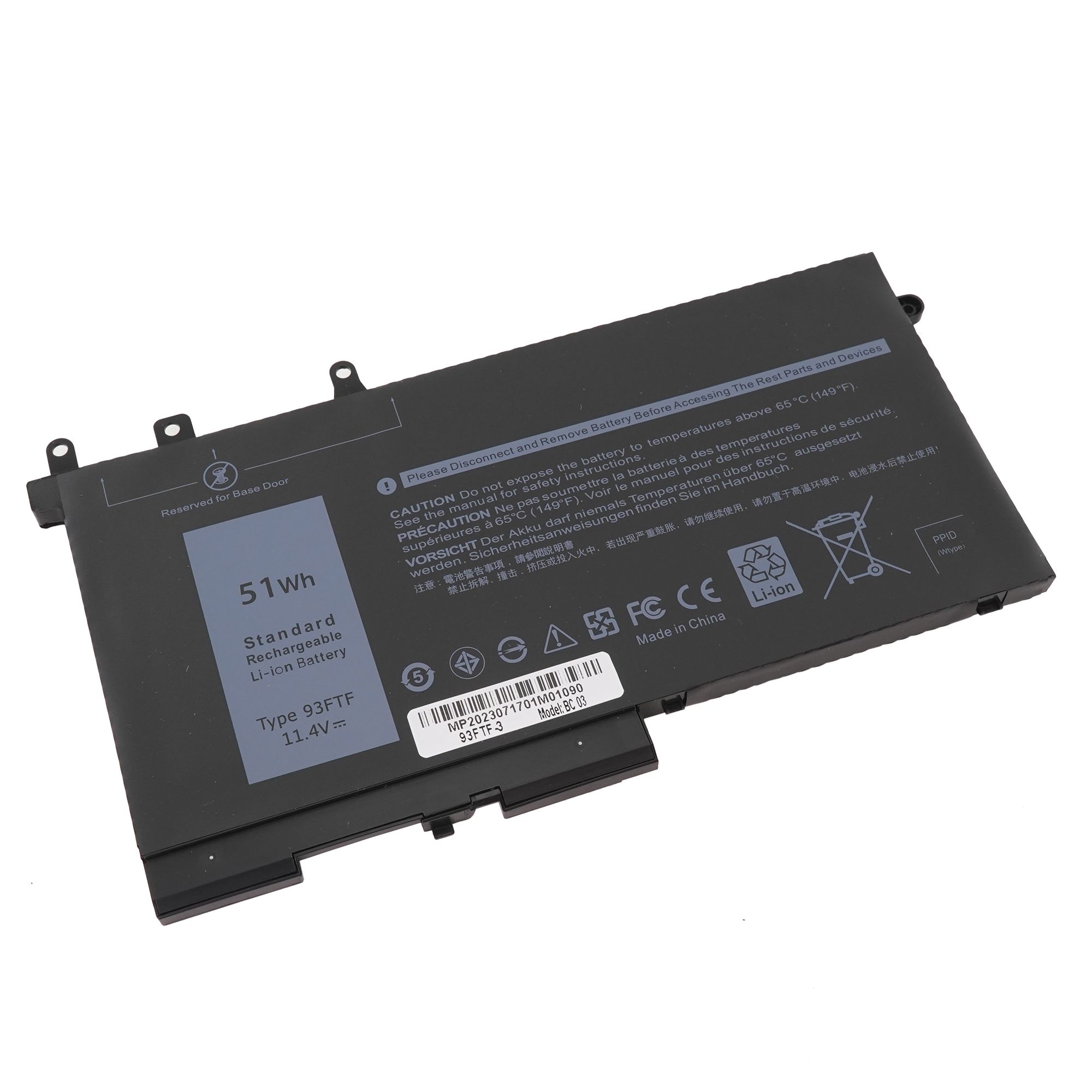 

Аккумулятор для ноутбука Azerty 083XPC 4400 мАч 11.4В 007-2349, 083XPC