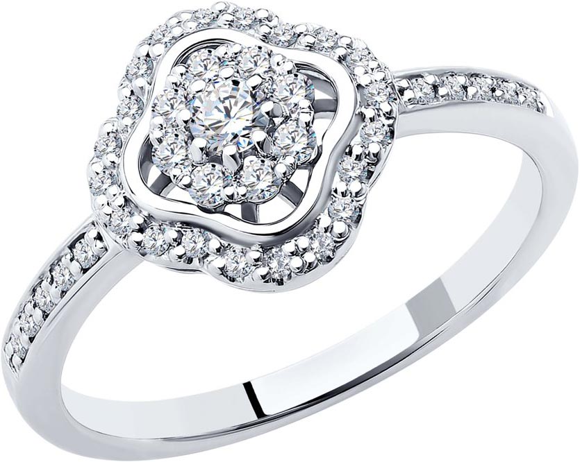 

Кольцо из золота р. 18 AllTime 1012122_s, бриллиант, 1012122_s