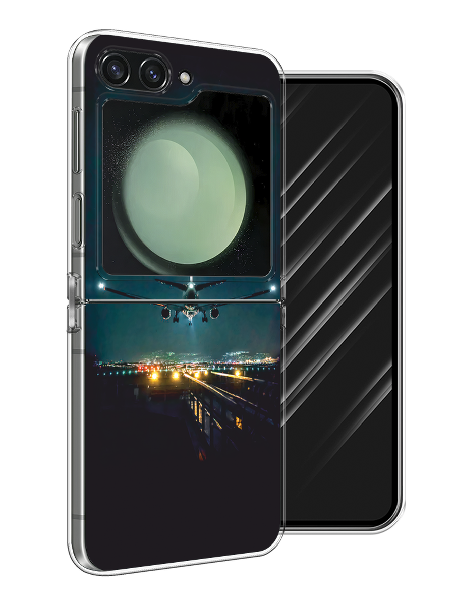 

Чехол Awog на Samsung Galaxy Z Flip 6 "Ночной рейс", Черный, 2109750-1