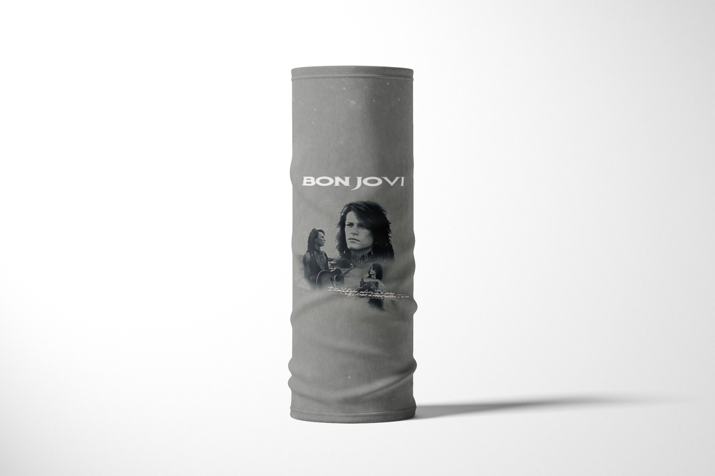 

Бандана / Бафф / Снуд-трансформер / Рок / Bon Jovi, Серый;черный, BBuffVM_VM1807307