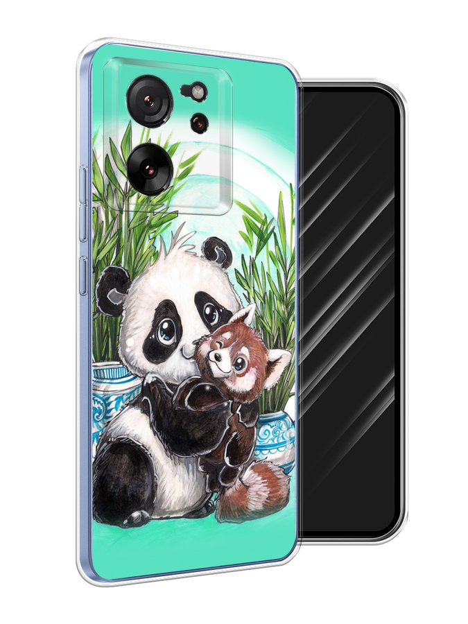 

Чехол Awog на Xiaomi 13T "Друзья зверята", Бирюзовый;белый;черный, 319850-1
