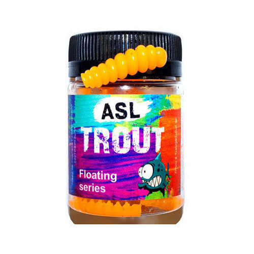 

ASL Приманка силиконовая (мягкая) ASL Личинка форель (ASLL1-105 / 1" / 105), Оранжевый