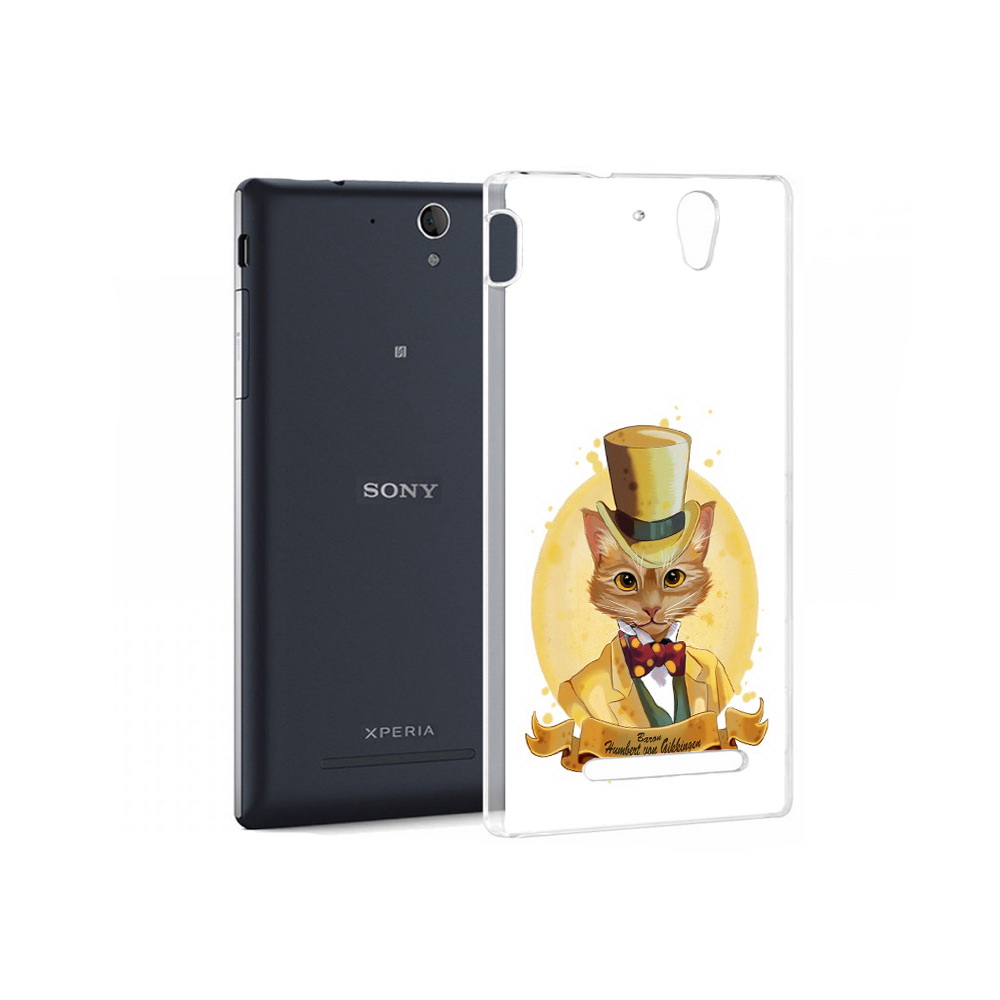 

Чехол MyPads Tocco для Sony Xperia C5 Ultra кот юрист (PT16261.253.401), Прозрачный, Tocco