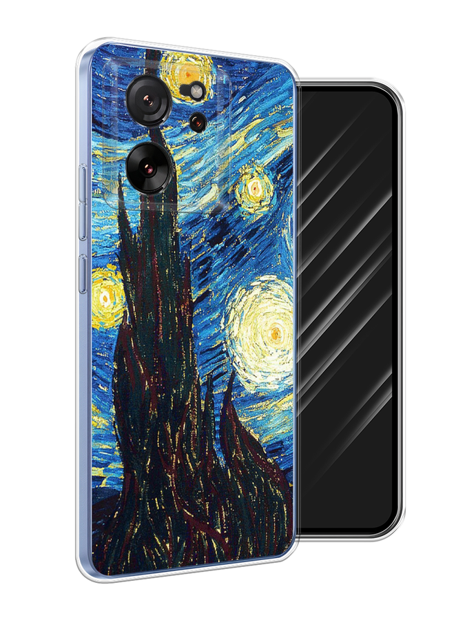 

Чехол Awog на Xiaomi 13T "Ван Гог Звездная ночь", Желтый, 319850-1