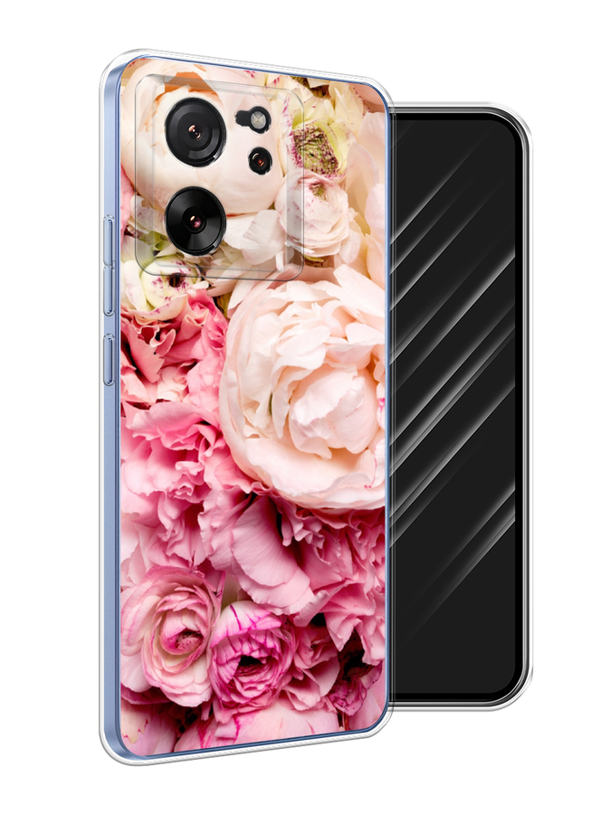 

Чехол Awog на Xiaomi 13T "Пионы яркие", Розовый, 319850-1