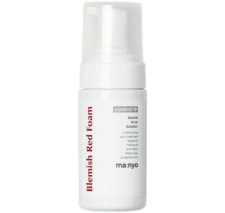 фото Кислородная пенка для проблемной кожи manyo factory, blemish red foam 100ml