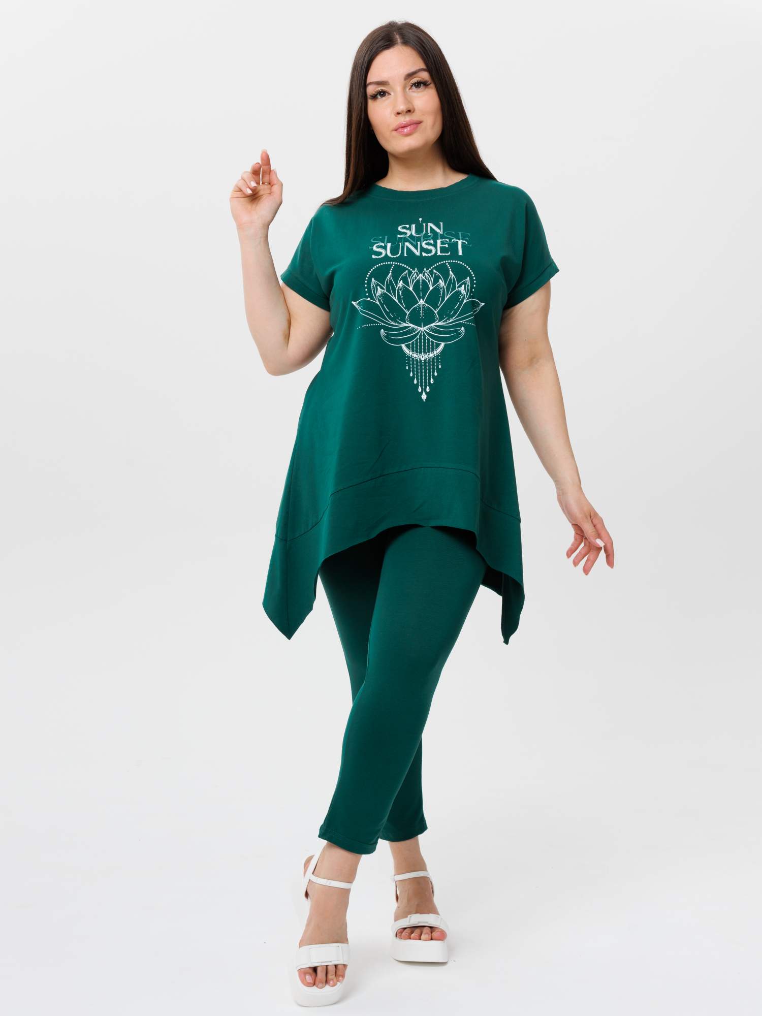 Костюм женский N.E.W.image К-236 зеленый 52 RU