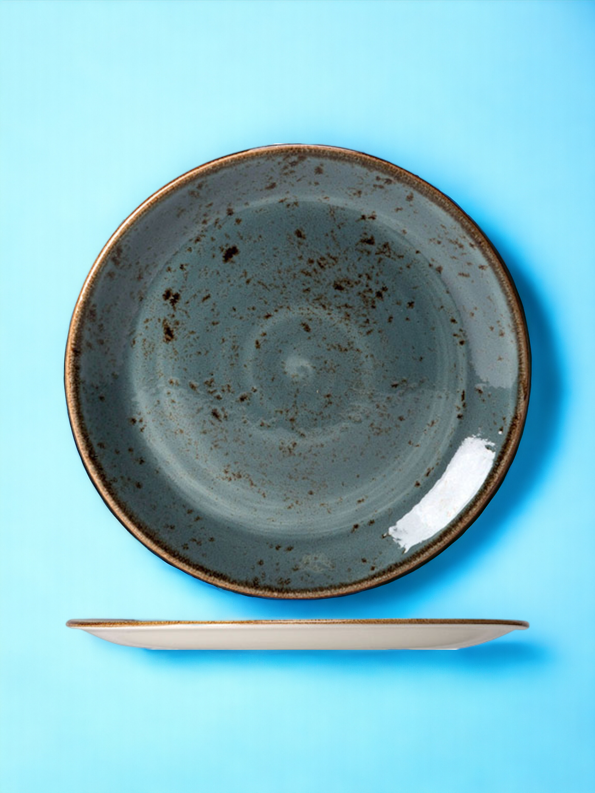 

Тарелка сервировочная Steelite Craft Blue, фарфоровая, 25 см