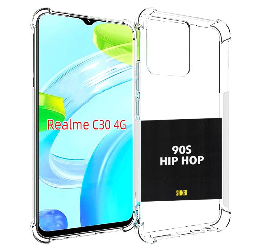 

Чехол MyPads Eazy-E 90S Hip Hop для Realme C30 4G / Narzo 50i Prime, Прозрачный, Tocco