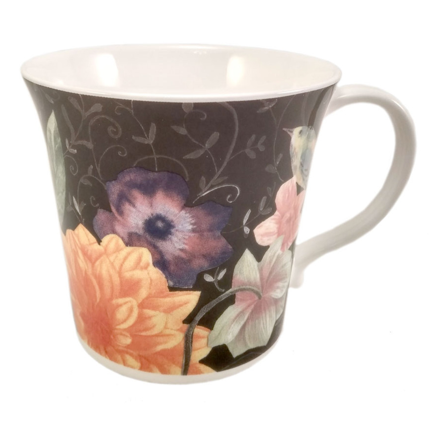 фото Кружка just mugs цветочные аранжировки 400мл, фарфор костяной