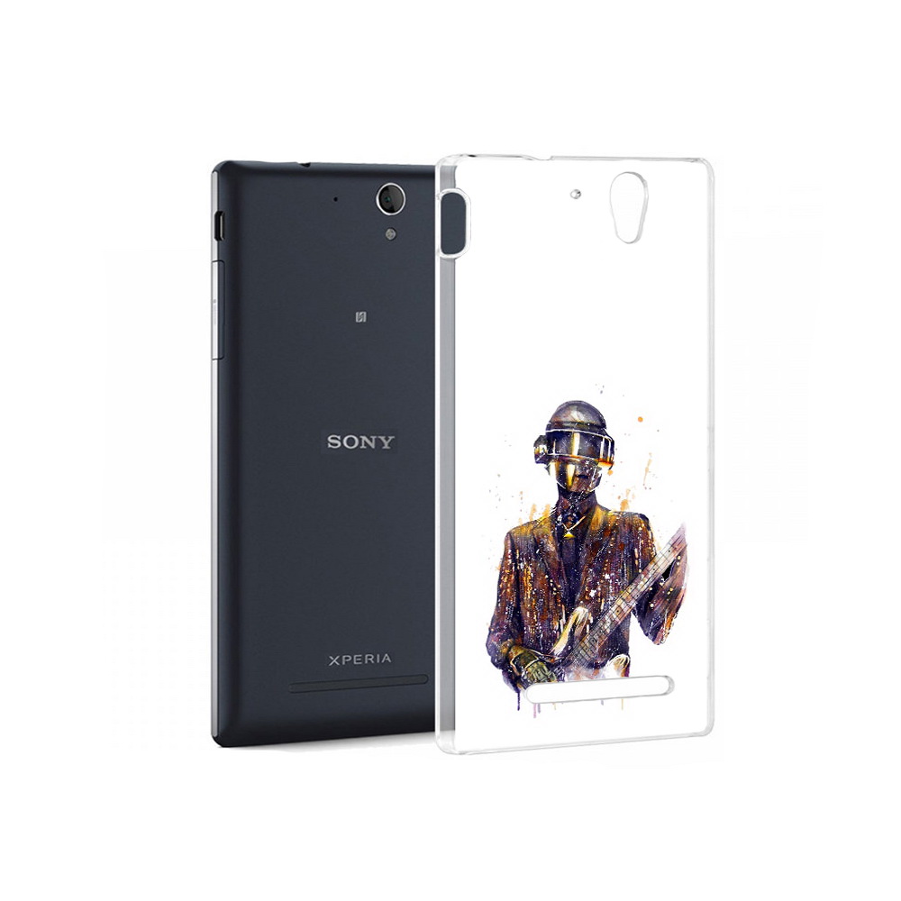 

Чехол MyPads Tocco для Sony Xperia C5 Ultra космо-гитарист (PT16261.253.392), Прозрачный, Tocco