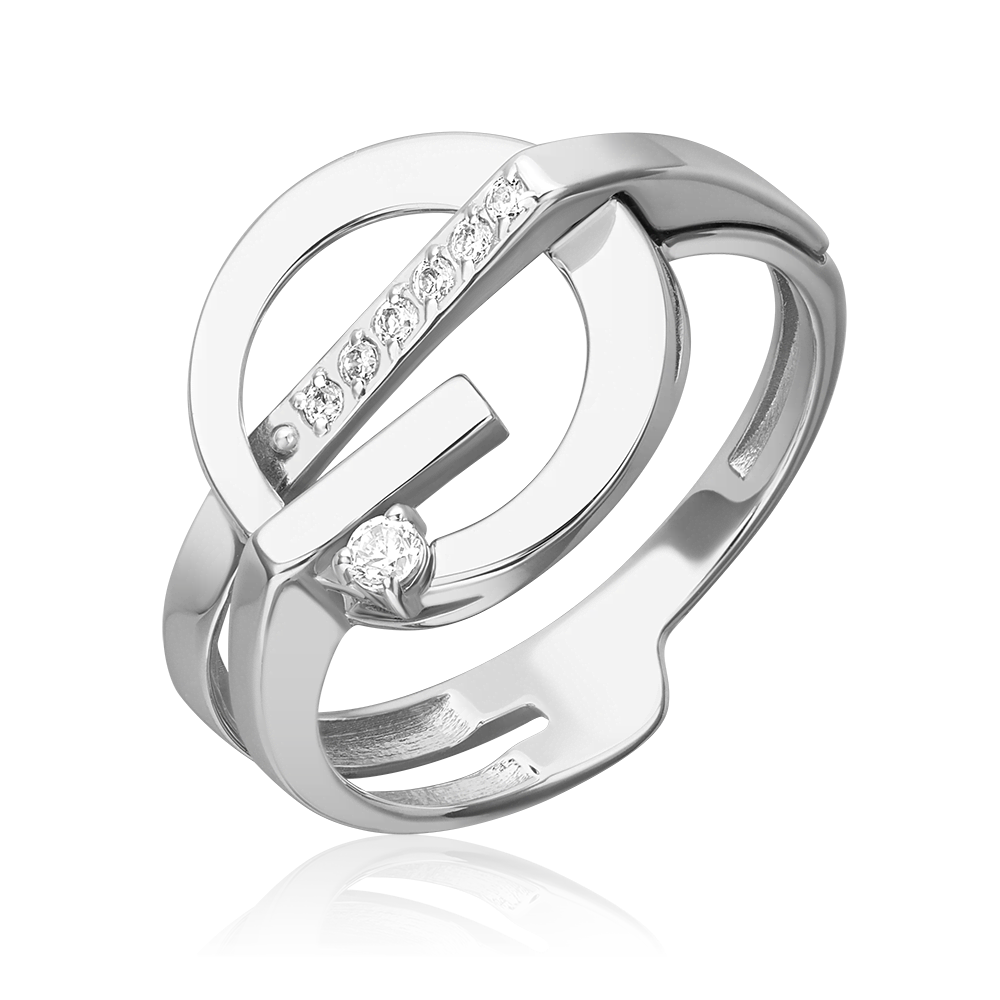 

Кольцо из золота р.  PLATINA jewelry 01-5680-00-401-1120, фианит, 01-5680-00-401-1120