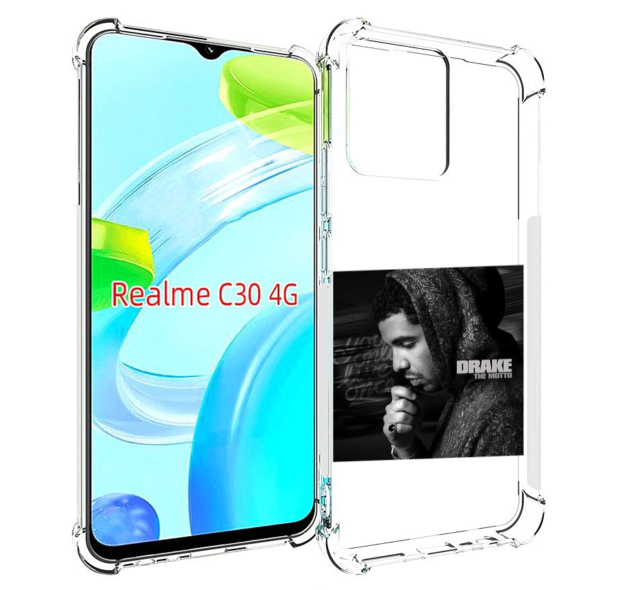 

Чехол MyPads Drake - The Motto для Realme C30 4G / Narzo 50i Prime, Прозрачный, Tocco