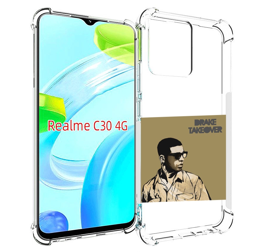 Чехол MyPads Drake - Takeover для Realme C30 4G / Narzo 50i Prime