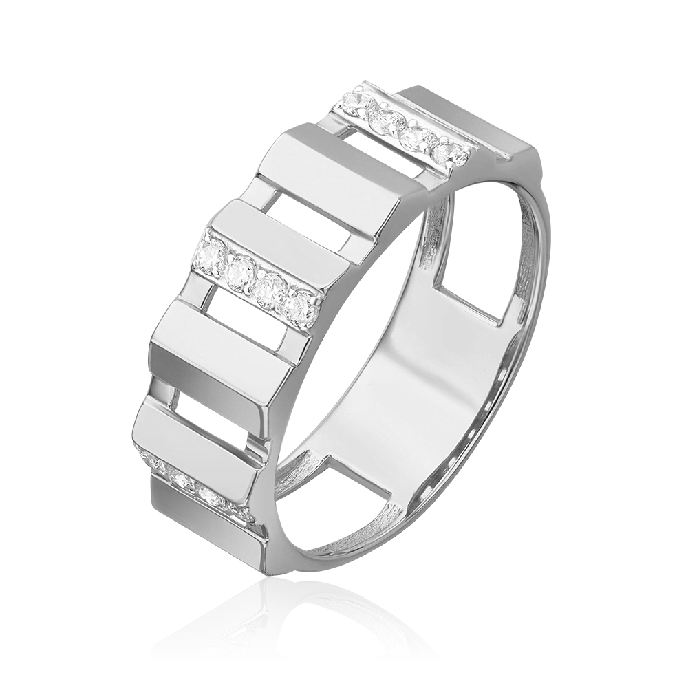 

Кольцо из золота р. PLATINA jewelry 01-5665-00-401-1120, фианит, 01-5665-00-401-1120