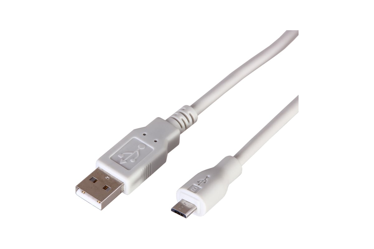 

Кабель Rexant USB - Micro-USB, 1.8 м, белый (18-1164)