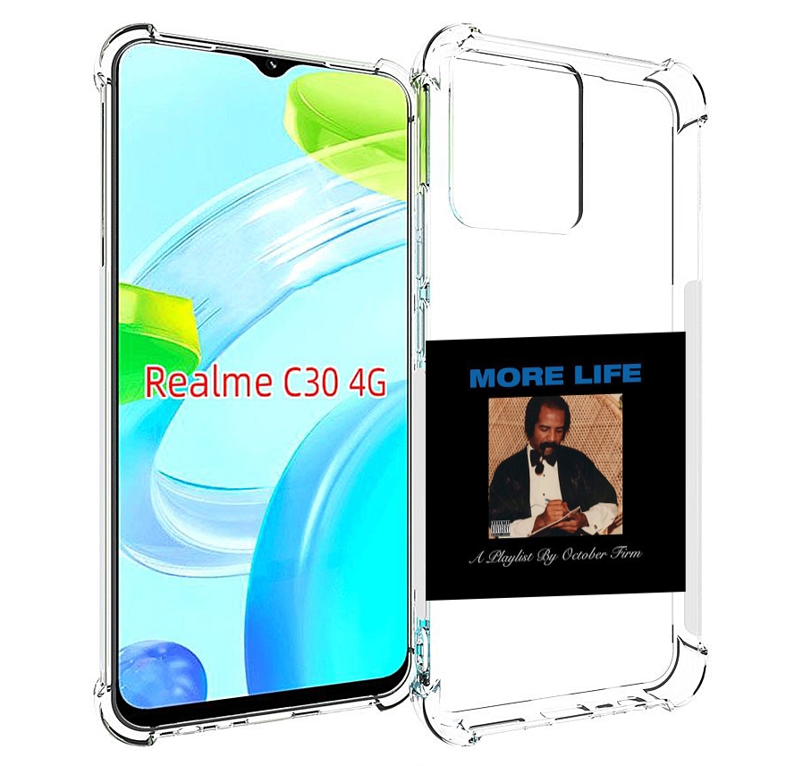 

Чехол MyPads Drake - More Life для Realme C30 4G / Narzo 50i Prime, Прозрачный, Tocco