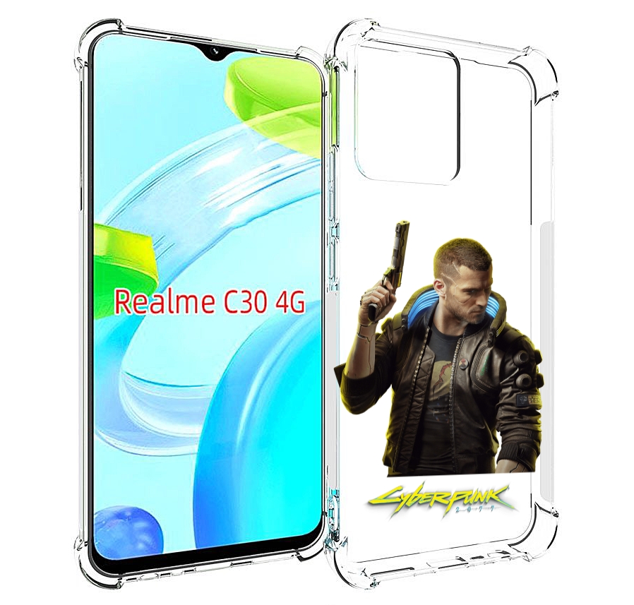 

Чехол MyPads Cyberpunk-2077 для Realme C30 4G / Narzo 50i Prime, Прозрачный, Tocco