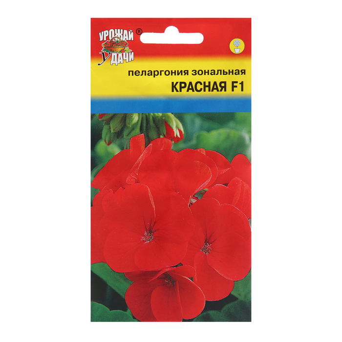 

Семена цветов Пеларгония, Красная, F1, 0,02г