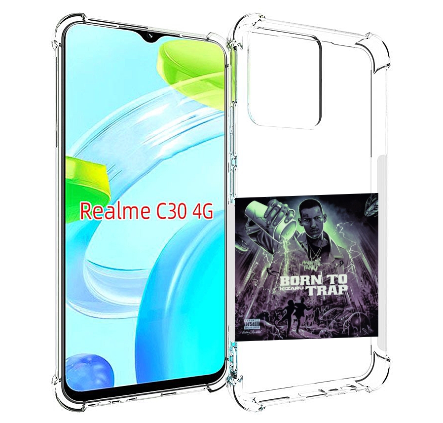 

Чехол MyPads Born to Trap Kizaru для Realme C30 4G / Narzo 50i Prime, Прозрачный, Tocco