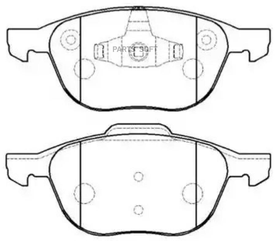 

Тормозные колодки HSB дисковые HP5143