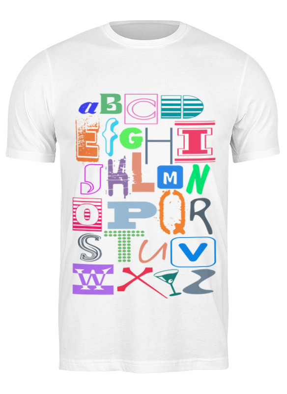 

Футболка мужская Printio Alphabet 1579735 белая XL, Белый, Alphabet 1579735