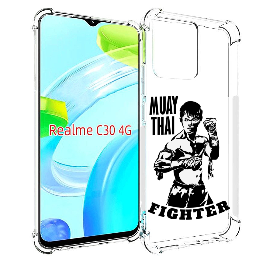 

Чехол MyPads Единоборства муайтай для Realme C30 4G / Narzo 50i Prime, Прозрачный, Tocco