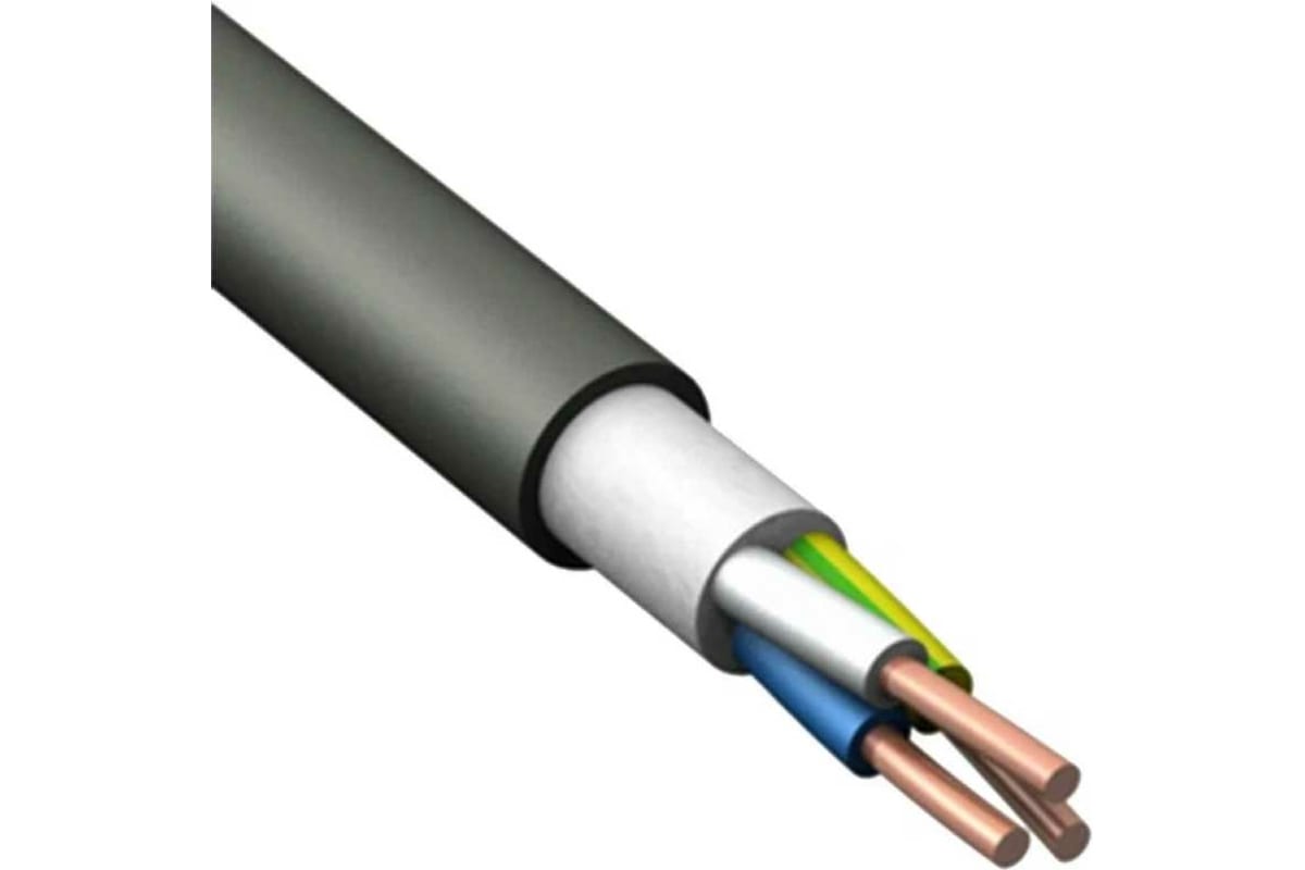 Кабель ВВГнг(А)-LSLTx 3х1,5ок заполнение мел (N,PE)-0,66 ГОСТКАБЕЛЬ ГОСТ 31996-2012 (бухта