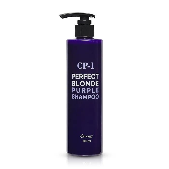 Шампунь Esthetic House CP-1 Perfect Blonde Purple Shampoo бессульфатный фиолетовый, 300 мл esthetic house шампунь для волос блонд cp 1 perfect blonde purple shampoo 300 0