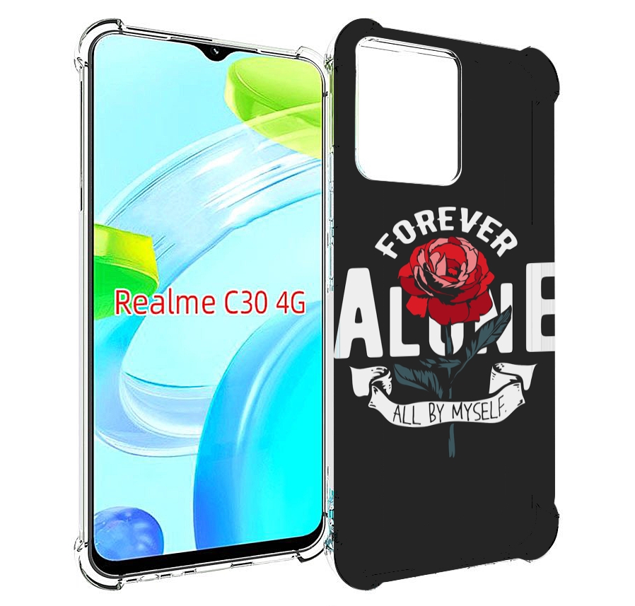 

Чехол MyPads Alone для Realme C30 4G / Narzo 50i Prime, Прозрачный, Tocco