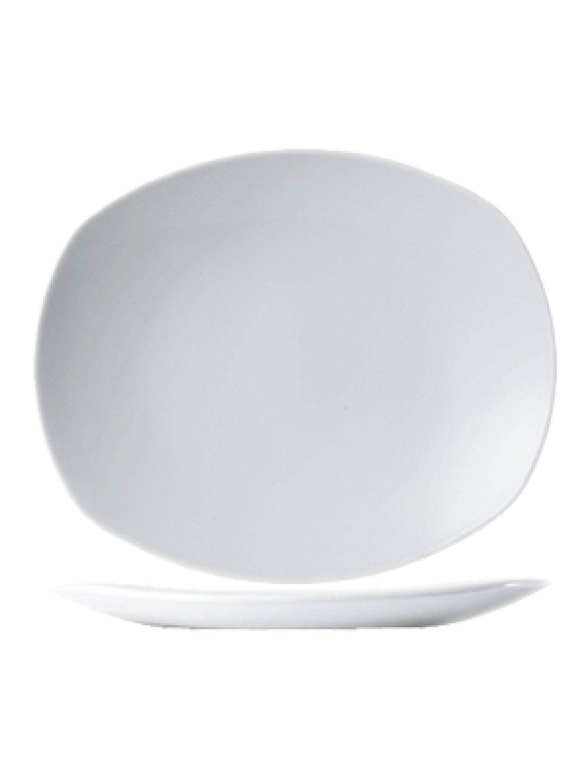 

Тарелка сервировочная Steelite Taste White, фарфоровая, 20x18 см