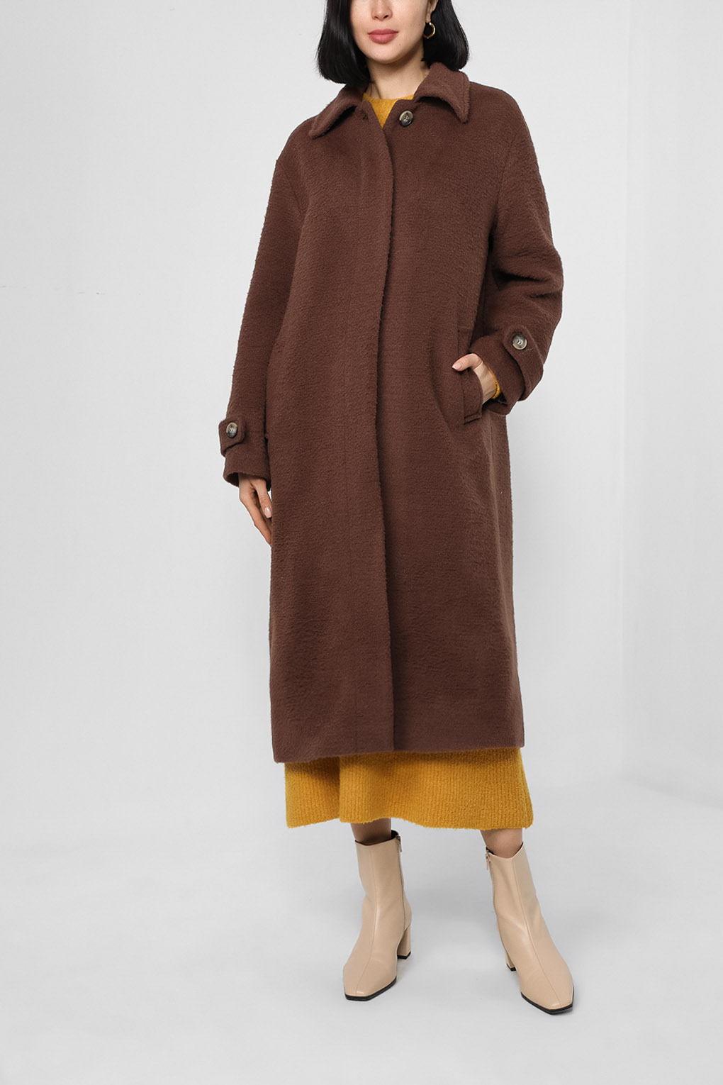 

Пальто женское SABRINA SCALA SS22076181-010 коричневое 48 RU, Коричневый, SS22076181-010