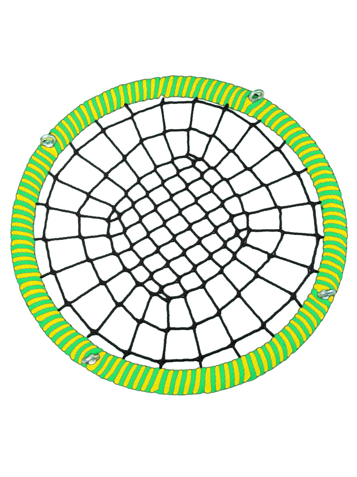 фото Подвесные качели гнездо размер60 см толщина обода 72 мм армированный канат обода 16 мм jinn