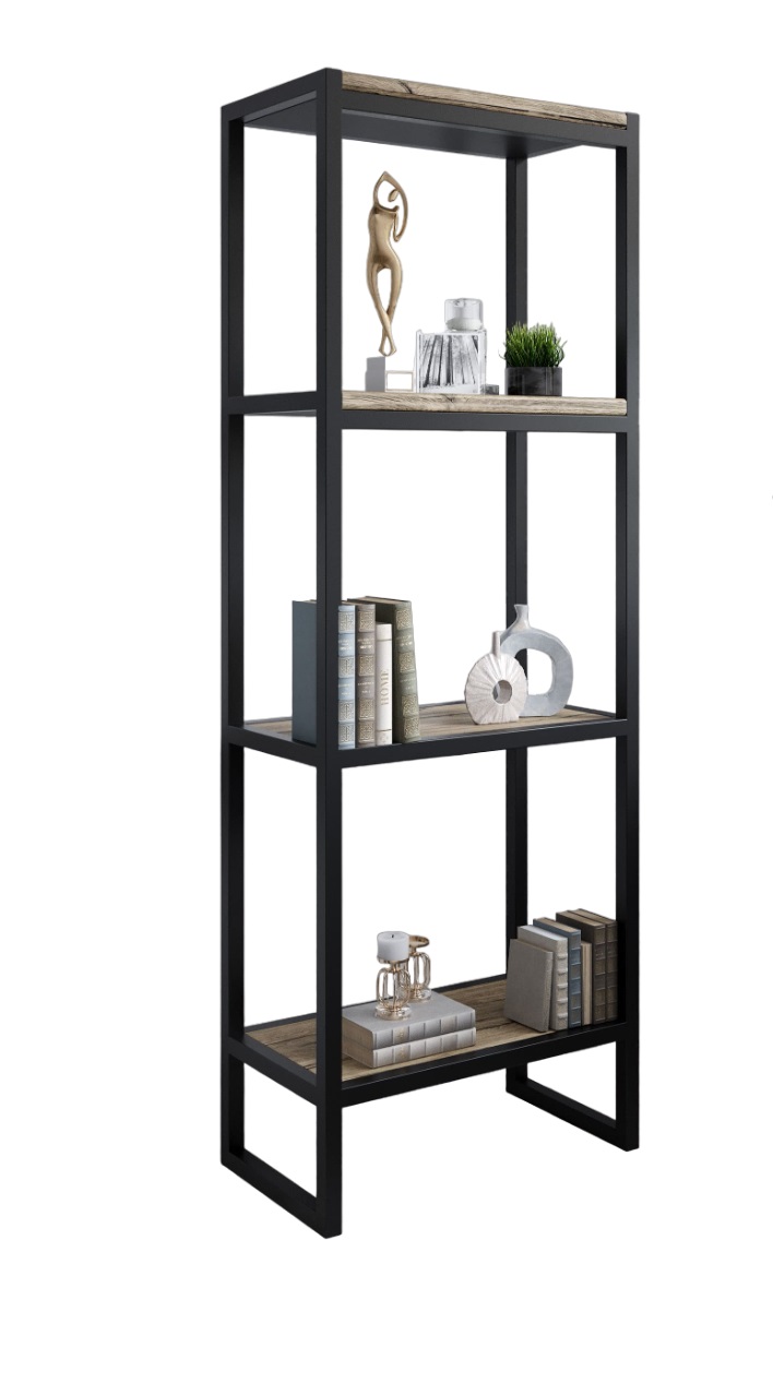 

Стеллаж металлический LOFTWELL Urban Kera 64х35х180 см, Коричневый;черный, URBAN