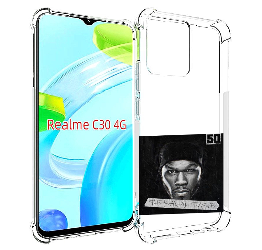 

Чехол MyPads 50 Cent - The Kanan Tape для Realme C30 4G / Narzo 50i Prime, Прозрачный, Tocco